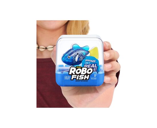 Интерактивная игрушка Pets & Robo Alive S3 - Роборыбка (синяя) (7191-4), изображение 10 Интерактивная игрушка Pets & Robo Alive S3 - Роборыбка (синяя) (7191-4), изображение 10