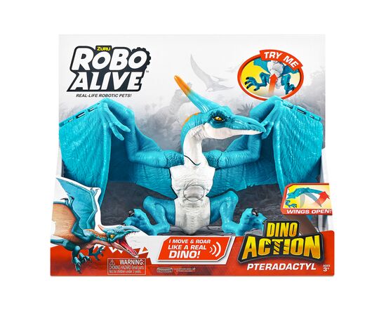 Интерактивная игрушка Pets & Robo Alive серии Dino Action - Птеродактиль (7173), изображение 10 Интерактивная игрушка Pets & Robo Alive серии Dino Action - Птеродактиль (7173), изображение 10