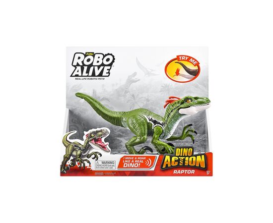Интерактивная игрушка Pets & Robo Alive серии Dino Action - Раптор (7172), изображение 8 Интерактивная игрушка Pets & Robo Alive серии Dino Action - Раптор (7172), изображение 8