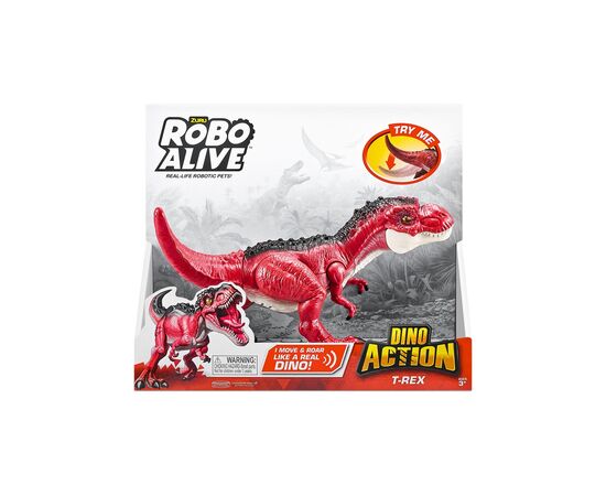 Интерактивная игрушка Pets & Robo Alive серии Dino Action - Тираннозавр (7171), изображение 8