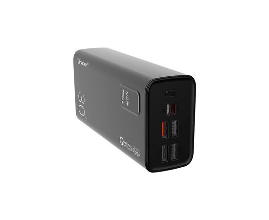 Батарея универсальная Tracer Modi 30000mAh PD/20W, QC/3/0, 4*USB, microUSB, Type-C (TRABAT47062), изображение 2 Батарея универсальная Tracer Modi 30000mAh PD/20W, QC/3/0, 4*USB, microUSB, Type-C (TRABAT47062), изображение 2