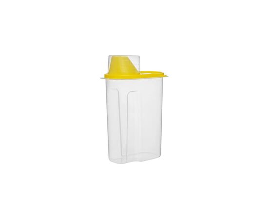 Емкость для сыпучих продуктов Stenson 15 х 8,5 х 27 Жовта (WHW20475-6 yellow)