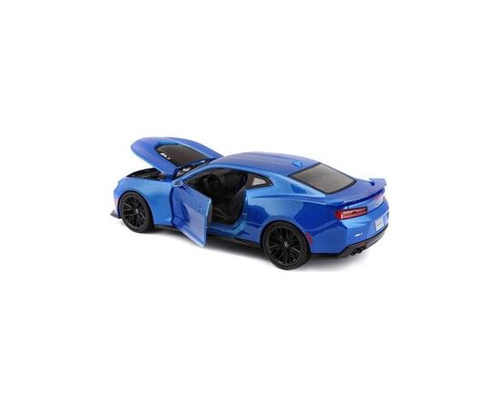Машина Maisto 2015 Chevrolet Camaro ZL1 1:24 Синій металік (31512 met. blue), зображення 2 Машина Maisto 2015 Chevrolet Camaro ZL1 1:24 Синій металік (31512 met. blue), зображення 2