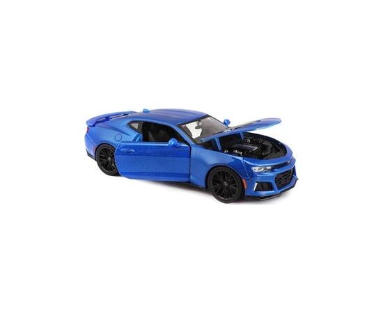 Машина Maisto 2015 Chevrolet Camaro ZL1 1:24 Синій металік (31512 met. blue), зображення 3 Машина Maisto 2015 Chevrolet Camaro ZL1 1:24 Синій металік (31512 met. blue), зображення 3