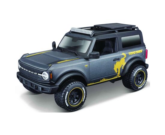 Машина Maisto Ford Bronco 2021 Badlands 1:24 Серый металлик (32541 met. grey), изображение 4 Машина Maisto Ford Bronco 2021 Badlands 1:24 Серый металлик (32541 met. grey), изображение 4