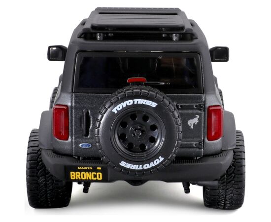 Машина Maisto Ford Bronco 2021 Badlands 1:24 Серый металлик (32541 met. grey), изображение 6 Машина Maisto Ford Bronco 2021 Badlands 1:24 Серый металлик (32541 met. grey), изображение 6