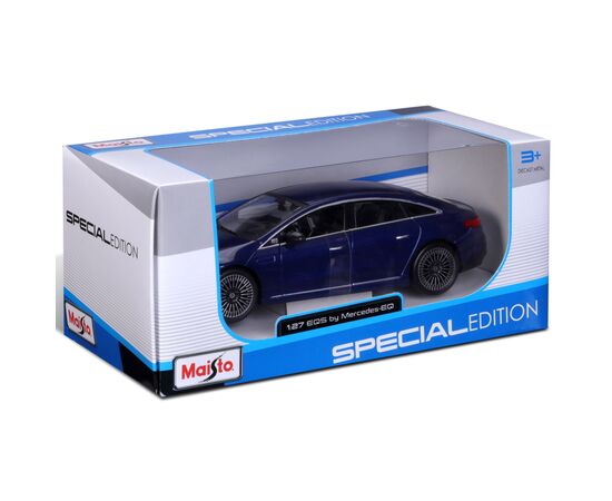 Машина Maisto Mercedes-Benz EQS 2022 1:24 Синий металлик (32902 met. blue), изображение 3 Машина Maisto Mercedes-Benz EQS 2022 1:24 Синий металлик (32902 met. blue), изображение 3