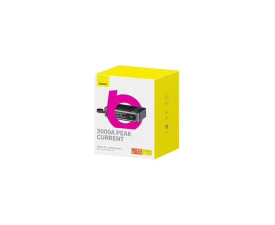 Пуско зарядное устройство Baseus 28600mAh Super Energy Ultra 3000A Jump Starter (C00251400111-00)