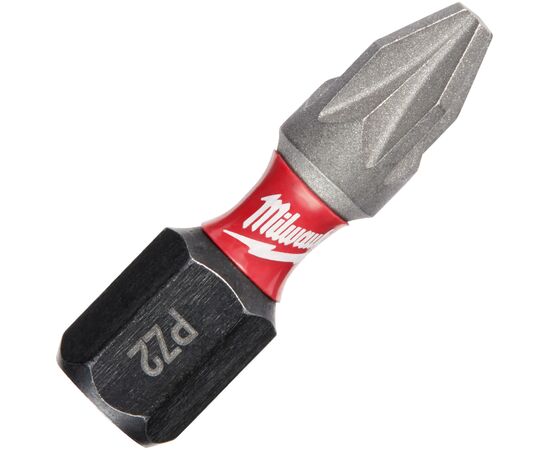 Набор бит Milwaukee SHOCKWAVE, PZ2, 25мм, 2шт (4932430863)