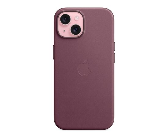 Чехол для мобильного телефона Apple iPhone 15 FineWoven Case with MagSafe Mulberry (MT3E3ZM/A), изображение 2 Чехол для мобильного телефона Apple iPhone 15 FineWoven Case with MagSafe Mulberry (MT3E3ZM/A), изображение 2
