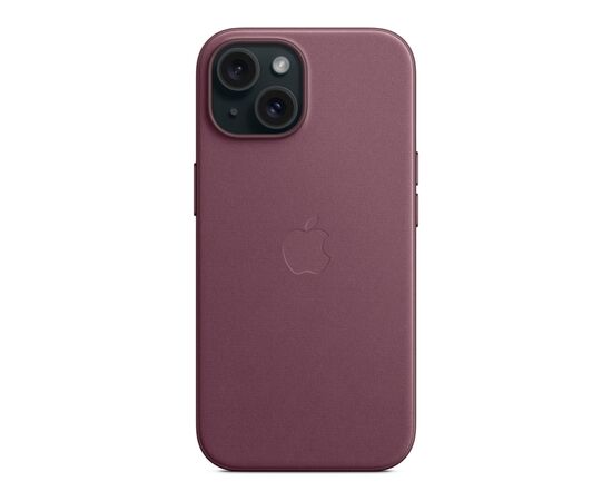 Чехол для мобильного телефона Apple iPhone 15 FineWoven Case with MagSafe Mulberry (MT3E3ZM/A), изображение 5 Чехол для мобильного телефона Apple iPhone 15 FineWoven Case with MagSafe Mulberry (MT3E3ZM/A), изображение 5