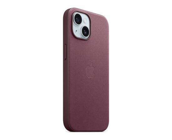 Чехол для мобильного телефона Apple iPhone 15 FineWoven Case with MagSafe Mulberry (MT3E3ZM/A), изображение 6 Чехол для мобильного телефона Apple iPhone 15 FineWoven Case with MagSafe Mulberry (MT3E3ZM/A), изображение 6