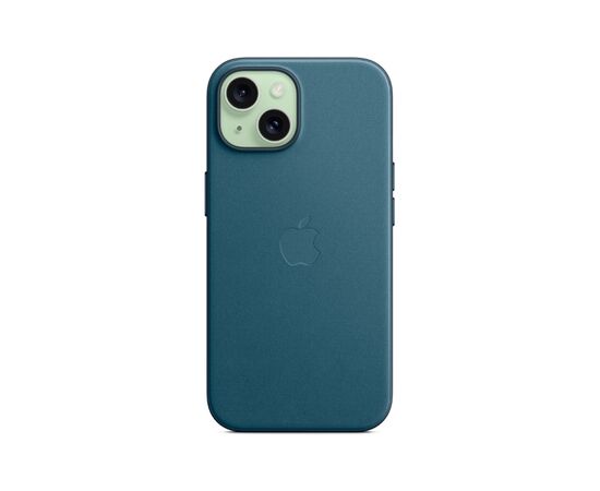 Чохол до мобільного телефона Apple iPhone 15 FineWoven Case with MagSafe Pacific Blue (MT3G3ZM/A), зображення 4 Чохол до мобільного телефона Apple iPhone 15 FineWoven Case with MagSafe Pacific Blue (MT3G3ZM/A), зображення 4