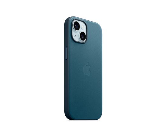 Чохол до мобільного телефона Apple iPhone 15 FineWoven Case with MagSafe Pacific Blue (MT3G3ZM/A), зображення 6 Чохол до мобільного телефона Apple iPhone 15 FineWoven Case with MagSafe Pacific Blue (MT3G3ZM/A), зображення 6