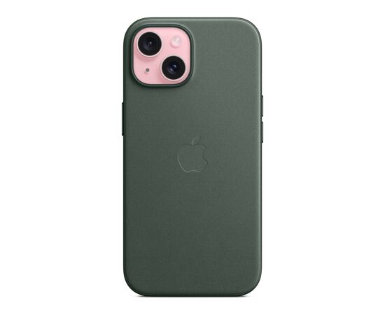 Чехол для мобильного телефона Apple iPhone 15 FineWoven Case with MagSafe Evergreen (MT3J3ZM/A), изображение 2 Чехол для мобильного телефона Apple iPhone 15 FineWoven Case with MagSafe Evergreen (MT3J3ZM/A), изображение 2