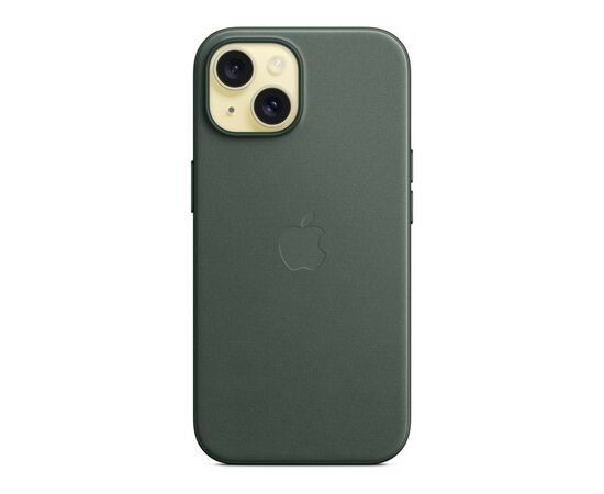 Чехол для мобильного телефона Apple iPhone 15 FineWoven Case with MagSafe Evergreen (MT3J3ZM/A), изображение 3 Чехол для мобильного телефона Apple iPhone 15 FineWoven Case with MagSafe Evergreen (MT3J3ZM/A), изображение 3