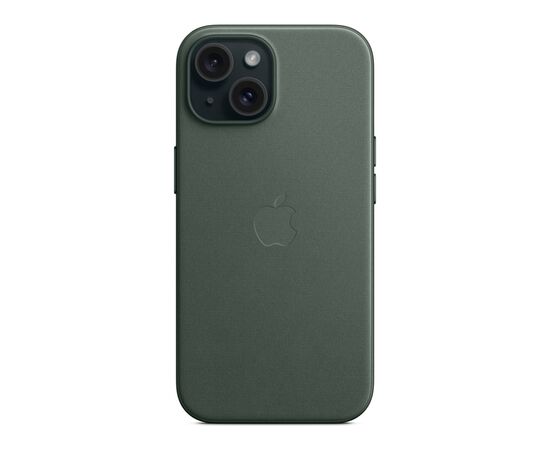 Чехол для мобильного телефона Apple iPhone 15 FineWoven Case with MagSafe Evergreen (MT3J3ZM/A), изображение 5 Чехол для мобильного телефона Apple iPhone 15 FineWoven Case with MagSafe Evergreen (MT3J3ZM/A), изображение 5