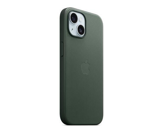 Чехол для мобильного телефона Apple iPhone 15 FineWoven Case with MagSafe Evergreen (MT3J3ZM/A), изображение 6 Чехол для мобильного телефона Apple iPhone 15 FineWoven Case with MagSafe Evergreen (MT3J3ZM/A), изображение 6