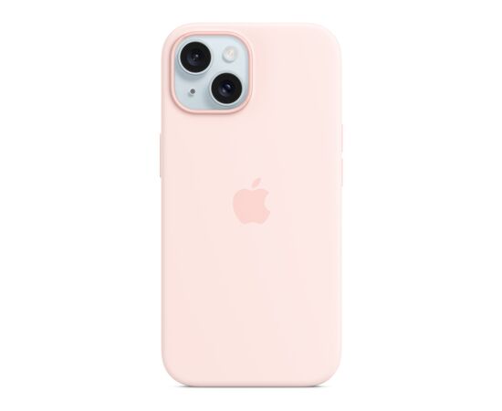 Чехол для мобильного телефона Apple iPhone 15 Silicone Case with MagSafe Light Pink (MT0U3ZM/A)