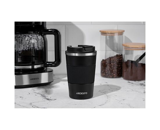 Термокружка Ardesto Urban 380 мл Чорна (AR2638TMB), зображення 4