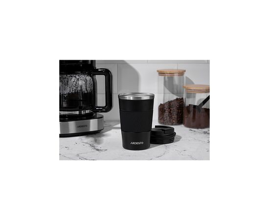 Термокружка Ardesto Urban 380 мл Чорна (AR2638TMB), зображення 7