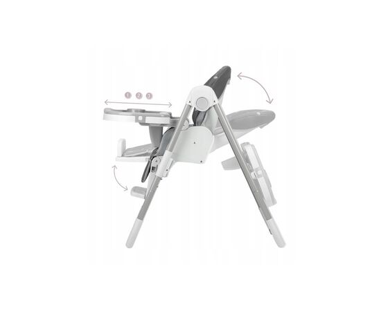 Стульчик для кормления MoMi Yumtis+ Dark Gray (KRKA00022), изображение 2 Стульчик для кормления MoMi Yumtis+ Dark Gray (KRKA00022), изображение 2