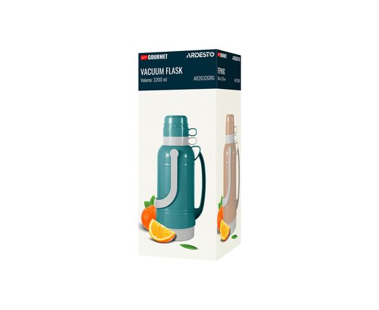 Термос Ardesto Gemini Gourmet 3200 мл Коричневий (AR2632BRG), изображение 10 Термос Ardesto Gemini Gourmet 3200 мл Коричневий (AR2632BRG), изображение 10