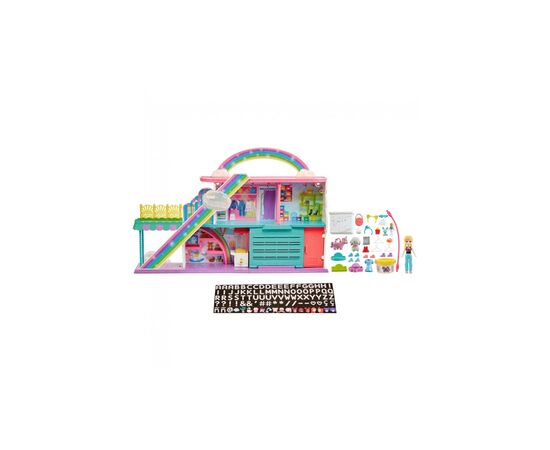 Игровой набор Polly Pocket Радужный торговый центр (HHX78), изображение 2 Игровой набор Polly Pocket Радужный торговый центр (HHX78), изображение 2