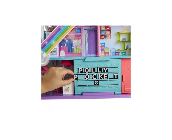 Игровой набор Polly Pocket Радужный торговый центр (HHX78), изображение 4 Игровой набор Polly Pocket Радужный торговый центр (HHX78), изображение 4