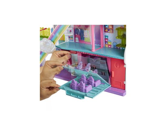 Игровой набор Polly Pocket Радужный торговый центр (HHX78), изображение 5 Игровой набор Polly Pocket Радужный торговый центр (HHX78), изображение 5