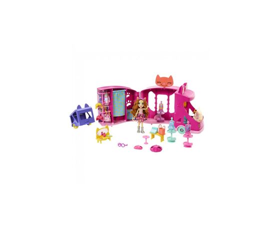 Игровой набор Enchantimals Модный фургончик леди Кошечки (HPB34), изображение 5 Игровой набор Enchantimals Модный фургончик леди Кошечки (HPB34), изображение 5
