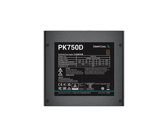 Блок питания Deepcool 750W (PK750D), изображение 3 Блок питания Deepcool 750W (PK750D), изображение 3
