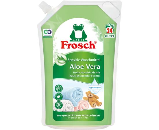 Гель для стирки Frosch Aloe Vera Sensitiv 1.8 л (4001499960239)