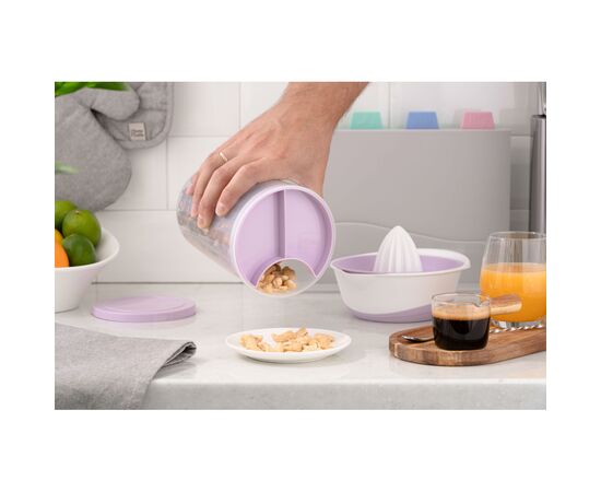 Ємність для сипучих продуктів Ardesto Fresh 3в1 3 х 0,75 л Ліловий (AR1375LP), зображення 4