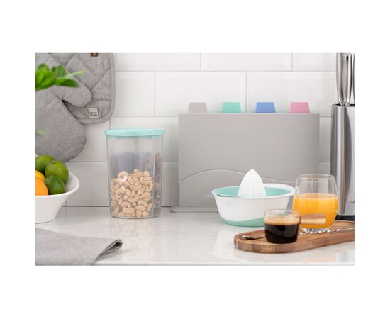 Емкость для сыпучих продуктов Ardesto Fresh 3в1 3 х 0,75 л Тіловий (AR1375TP), изображение 2