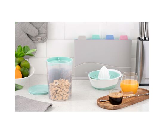 Емкость для сыпучих продуктов Ardesto Fresh 3в1 3 х 0,75 л Тіловий (AR1375TP), изображение 3