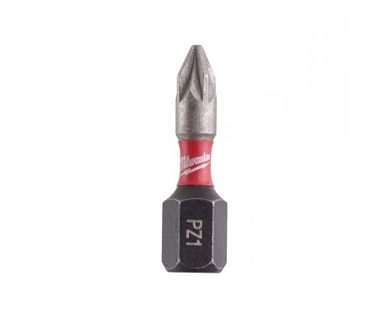 Набор бит Milwaukee SHOCKWAVE, PZ1, 25мм, 2шт (4932430860), изображение 2 Набор бит Milwaukee SHOCKWAVE, PZ1, 25мм, 2шт (4932430860), изображение 2