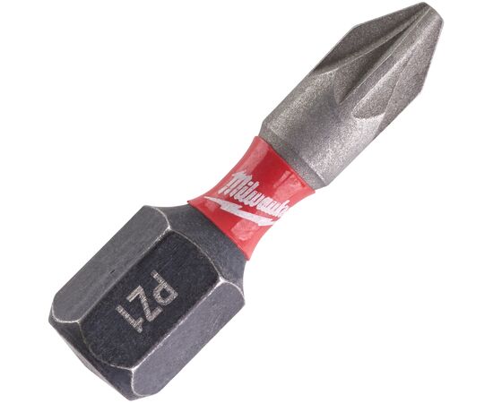Набор бит Milwaukee SHOCKWAVE, PZ1, 25мм, 2шт (4932430860)