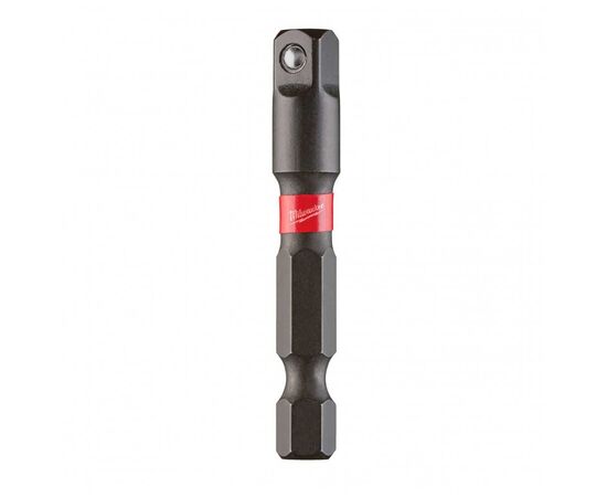 Адаптер Milwaukee ShW с 1/4" HEX на 1/4" квадратный хвостовик (4932471826), изображение 2 Адаптер Milwaukee ShW с 1/4" HEX на 1/4" квадратный хвостовик (4932471826), изображение 2