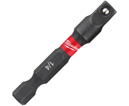 Адаптер Milwaukee ShW з 1/4"HEX на 1/4" квадратный хвостовик (4932471826)