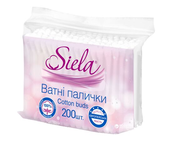 Ватные палочки Siela 200 шт. (4820159840472)