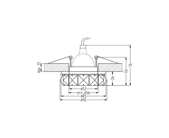 Світильник точковий Candellux 2232652 SK-83 (2232652), зображення 2 Світильник точковий Candellux 2232652 SK-83 (2232652), зображення 2
