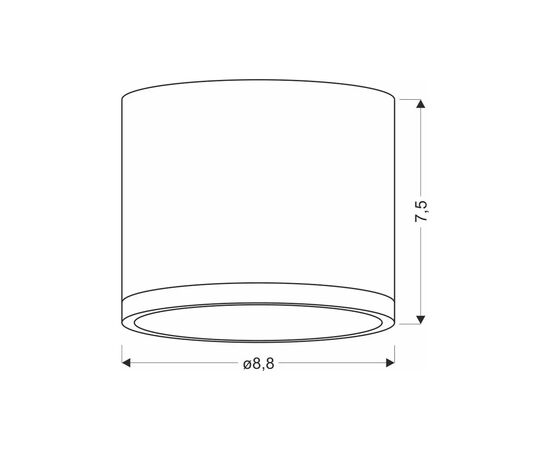 Светильник точечный Candellux 2275956 TUBA (2275956), изображение 2 Светильник точечный Candellux 2275956 TUBA (2275956), изображение 2