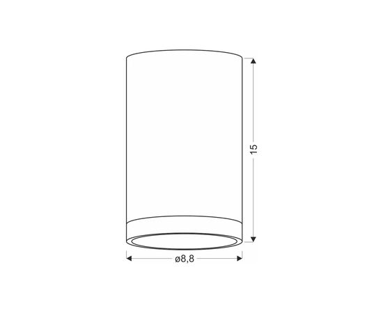 Світильник точковий Candellux 2282879 TUBA (2282879), зображення 2 Світильник точковий Candellux 2282879 TUBA (2282879), зображення 2