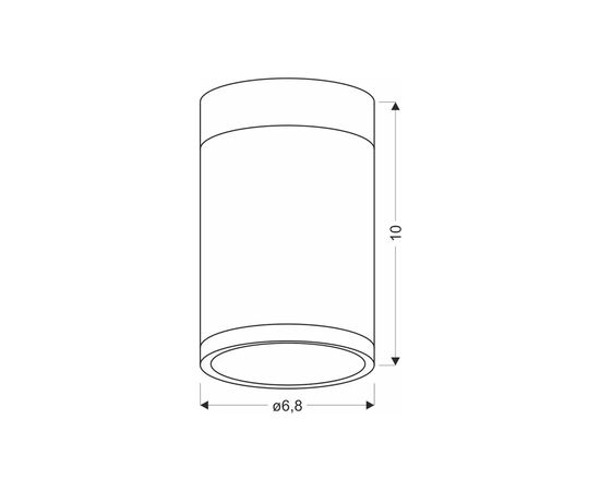 Светильник точечный Candellux 2284262 TUBA (2284262), изображение 2 Светильник точечный Candellux 2284262 TUBA (2284262), изображение 2