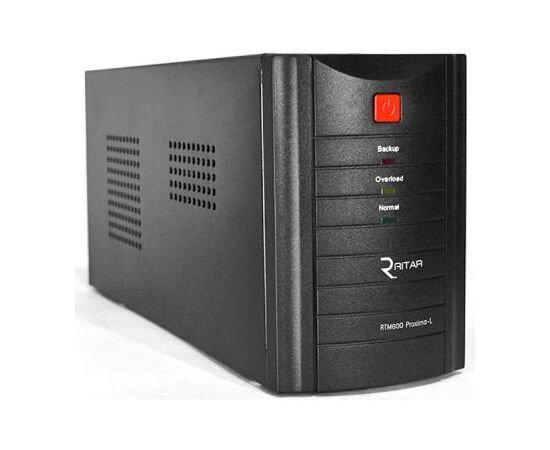 Источник бесперебойного питания Ritar RTM600 (360W) Proxima-L (RTM600L), изображение 2 Источник бесперебойного питания Ritar RTM600 (360W) Proxima-L (RTM600L), изображение 2