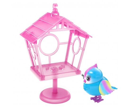 Интерактивная игрушка Moose говорливая птичка Рейбоу Твитс со скворечником (26102), изображение 4 Интерактивная игрушка Moose говорливая птичка Рейбоу Твитс со скворечником (26102), изображение 4