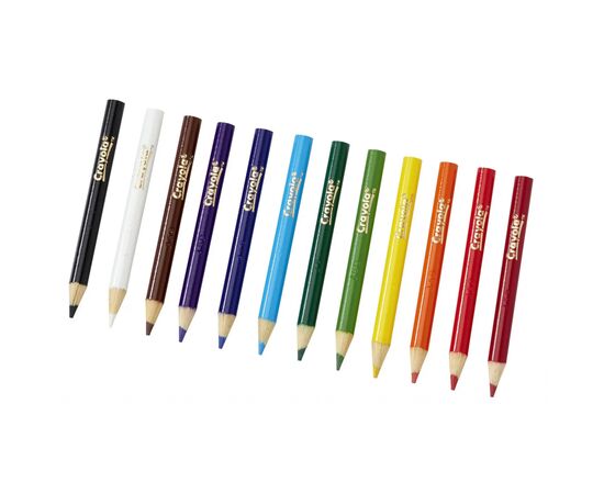 Карандаши цветные Crayola короткие 12 шт (256250.036), изображение 2 Карандаши цветные Crayola короткие 12 шт (256250.036), изображение 2