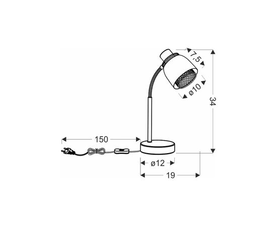 Настольная лампа Candellux 41-13774 Aleksandria (41-13774), изображение 4 Настольная лампа Candellux 41-13774 Aleksandria (41-13774), изображение 4