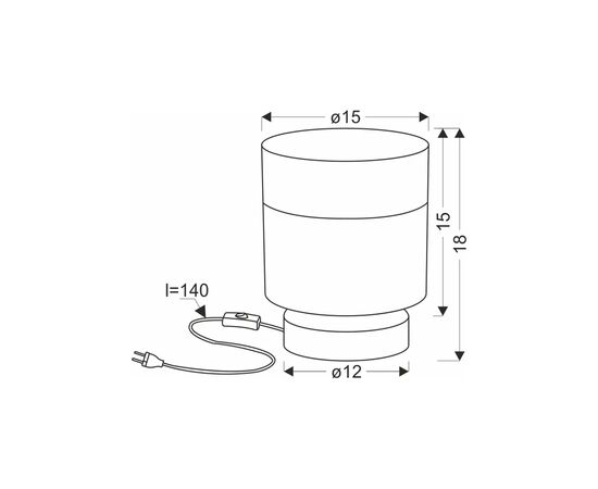 Настільна лампа Candellux 41-17628 Porto (41-17628), зображення 3 Настільна лампа Candellux 41-17628 Porto (41-17628), зображення 3
